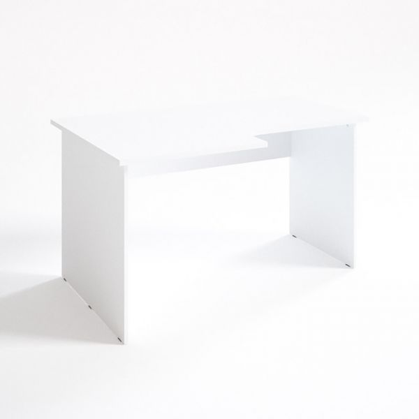 Стол угловой левый СЛ14.9.7(16), 1400х900/680х750 мм, белый шагр