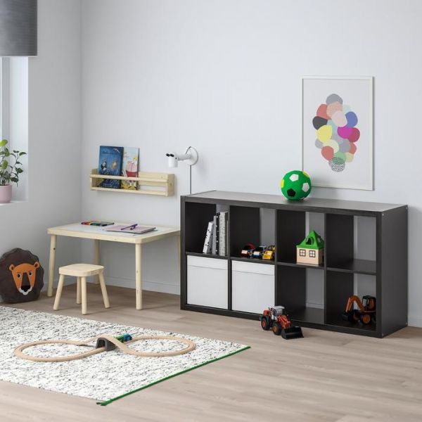 Стеллаж, цвет чёрно-коричневый КАЛЛАКС