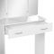 Стол макияжный Мила с зеркалом , Белый