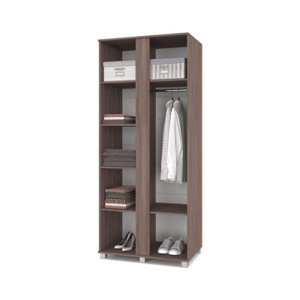 Шкаф Пандора-П21 520х900х2100 двухстворчатый Шимо темный/светлый