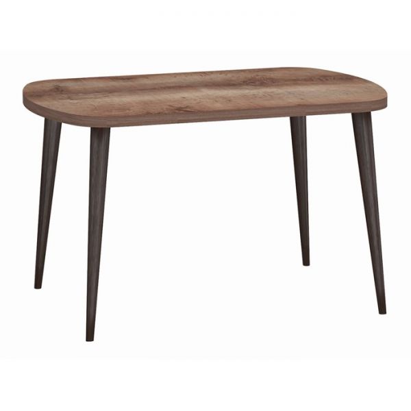 Стол не раздвижной Сочи 1100х700х750 дуб сакраменто темный/венге/опоры массив