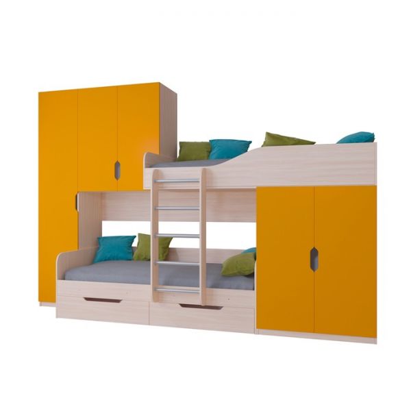 Детский комплекс «Лео», цвет дуб молочный/дуб шамони