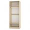 Шкаф Колибри Лофт 600x520x2000 дуб сонома/ателье светлое/акрил белый