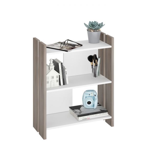 Стеллаж, 700 ? 320 ? 850 мм, цвет нельсон/белый