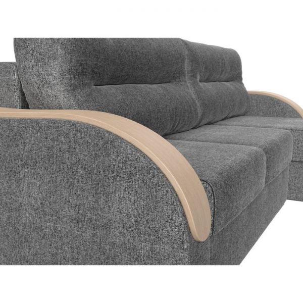 Угловой диван «Дарси», механизм еврокнижка, рогожка, цвет корфу 02