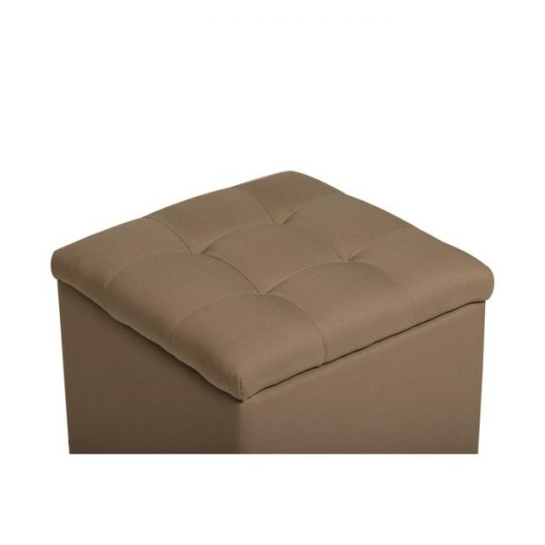 Пуф Бриг 400х400х430 Рогожка BROWN