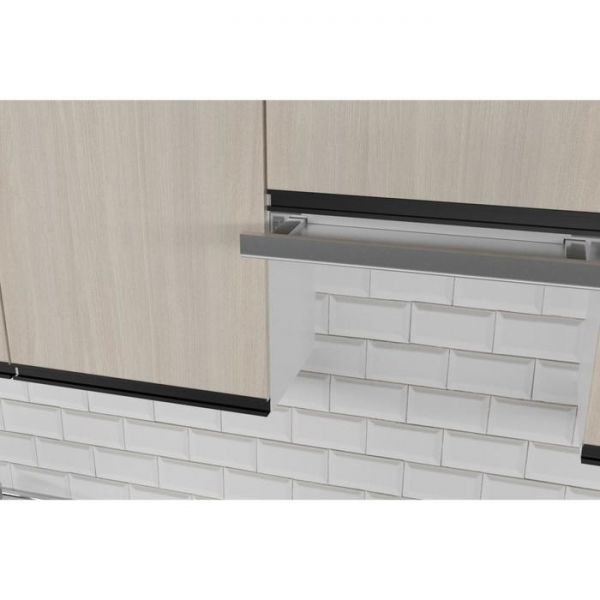 Кухонный гарнитур Соната мега 2500х600 Ясень шимо светлый,Капри/Белый