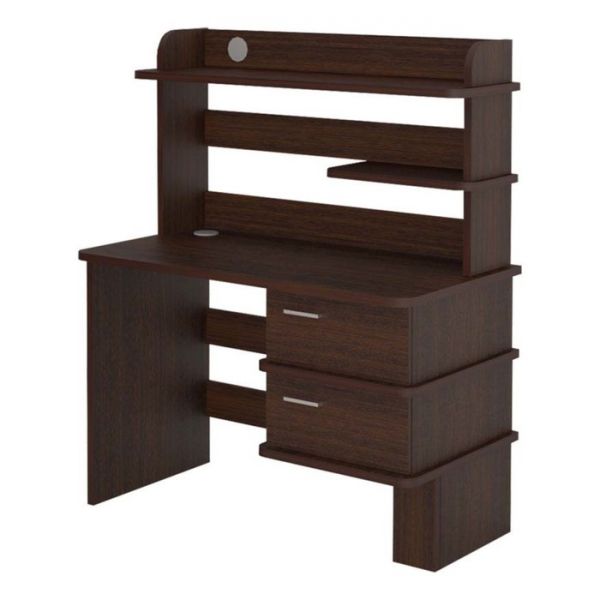 Стол с надстройкой, 1200 ? 600 ? 1410 мм, цвет белый жемчуг