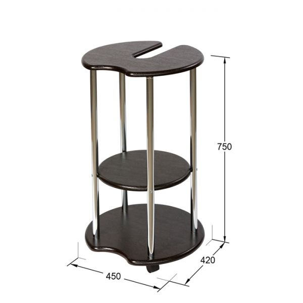 Подставка под бутыль, 420 ? 450 ? 750 мм, цвет дуб белёный