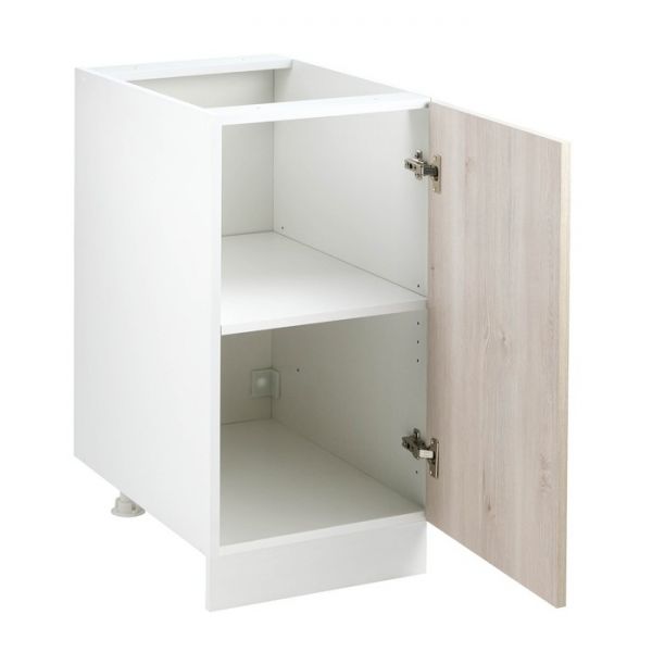 Шкаф напольный Комфорт 400х580х820 Сосна Аланд/Белый