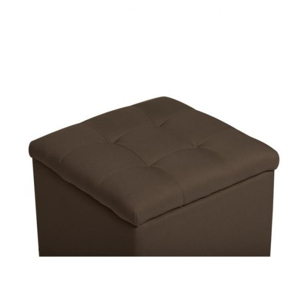 Пуф Бриг 400х400х430 Рогожка CHOCOLATE