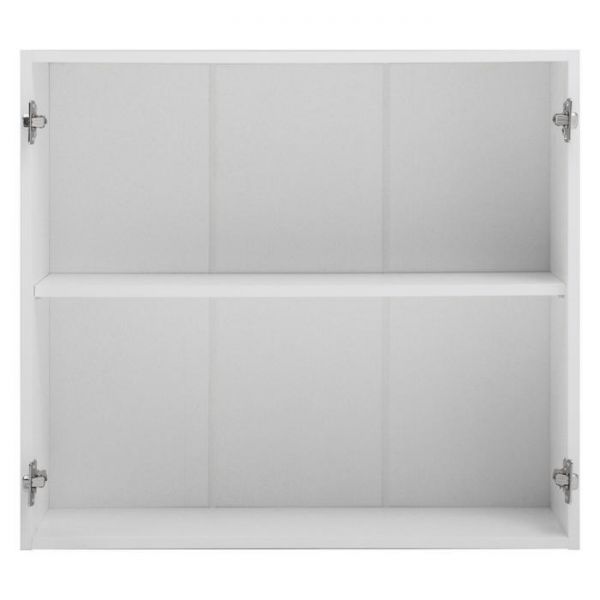 Шкаф навесной ШВ 800 Прованс, 800х300х720, МДФ Белый/Белый