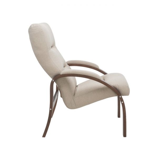 Кресло Leset Лион 800х685х1000 Орех/ткань Малмо 05