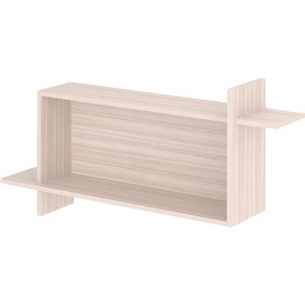 Полка навесная «ПК 16», 1000 ? 240 ? 527 мм, цвет белый