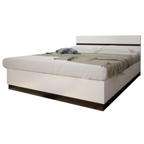 Кровать «Вегас», 1600 ? 2000, ортопедическое основание, цвет венге, белый глянец