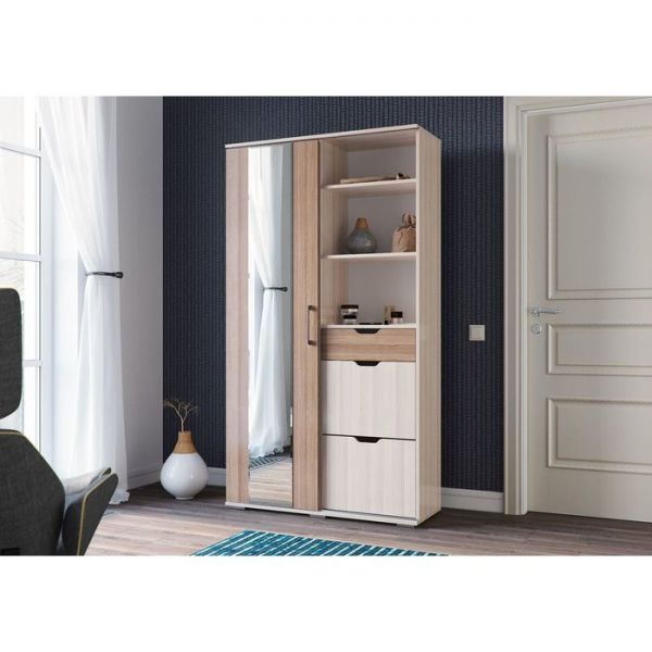 Прихожая ДУЭТ Ясень шимо темный/светлый