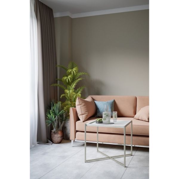 Стол журнальный «Стефан», 520 ? 520 ? 500 мм, цвет серый мрамор