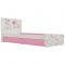 Кровать для детской с ящ. Кр-32 Алиса 900х2030х1020 Белый/корпус Ясень Анкор Белый/ Розовый   428408