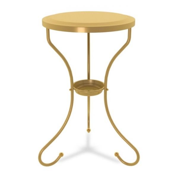 Столик журнальный 470х470х600 золото