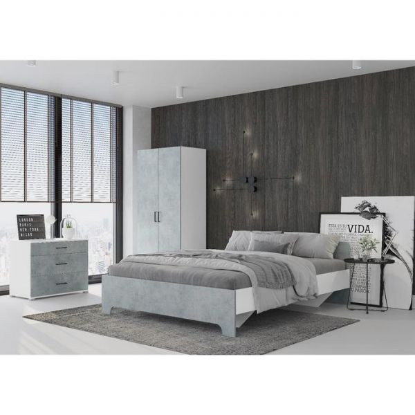 Шкаф Дамаск 2х ств, 800х510х1824, Белый