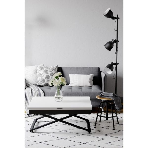 Стол универсальный «Генри», 905 (1360) ? 680 (905) ? 765 (400) мм, цвет белый премиум