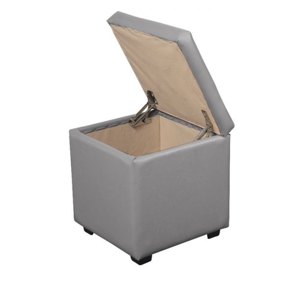 Пуф Рига 400х400х430 серый