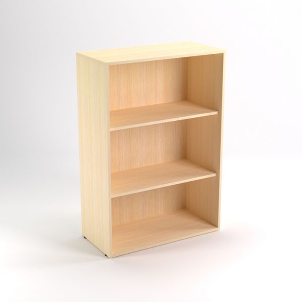 Шкаф стеллаж низкий НШт-4, 760 ? 380 ? 1153 мм, белый шагр