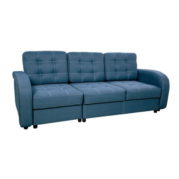 Диван-трансформер с раскладной оттоманкой «Сэл», обивка «венус шоколад»