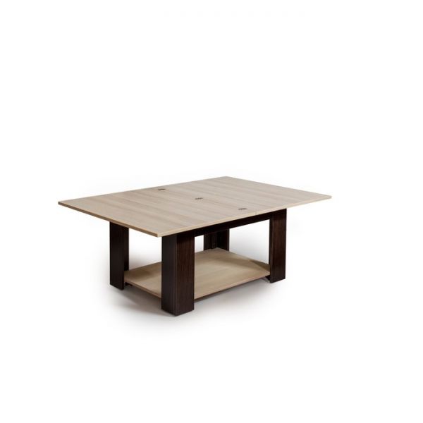 Стол-трансформер СЖТ1, 900(1300)х650(900)х520(750), Ясень/Венге