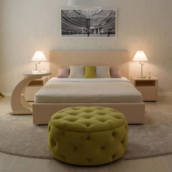 Кровать «Атриум» без ПМ, 1400 ? 2000 мм, ортопедическое основание, цвет velutto 05