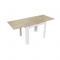 Стол раздвижной Промо тип-3 900/1698х670х750 Белый/Дуб сонома светлый
