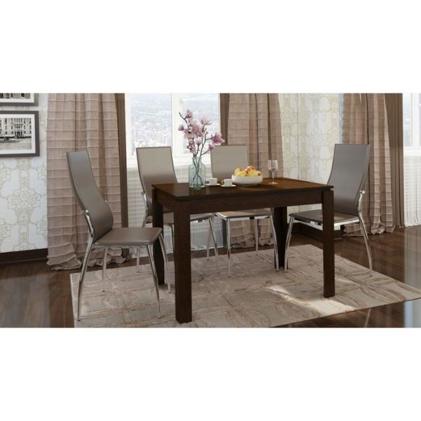 Стол нераздвижной «Виктория», 1100 ? 700 ? 760 мм, ЛДСП, цвет венге