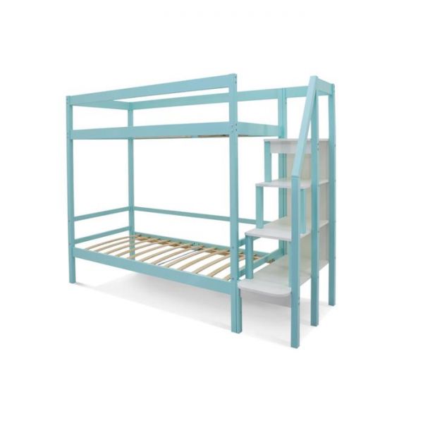 Детская двухъярусная кровать Бельмарко Svogen мятный