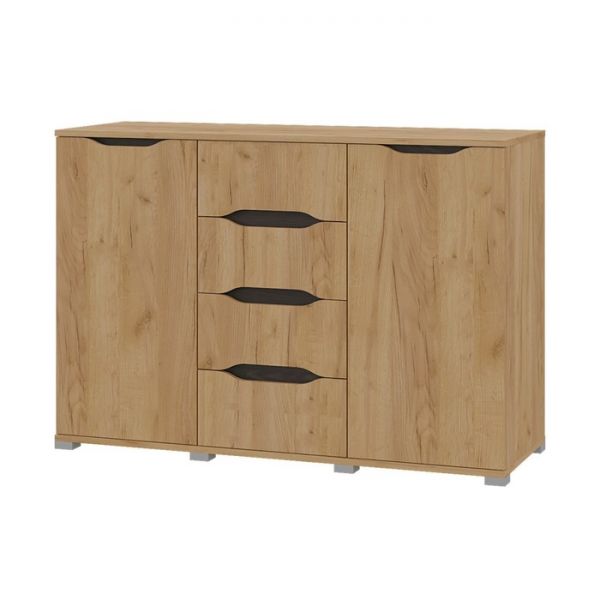 Комод Вега 1200, 1200х828х430, Крафт золотой/Венге