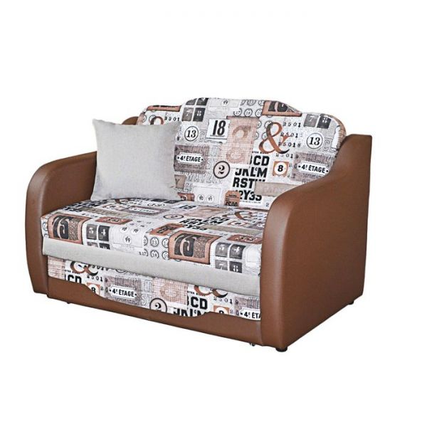 Диван Джонни 2 Фреш Фэктори / Люкса шоколад / Джой Пекан