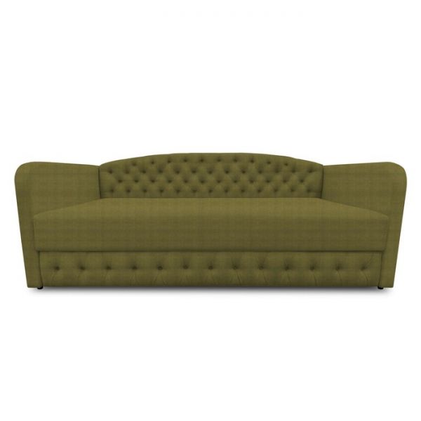 Диван-кровать с каретной стяжкой «Гарвард 2», велюр, цвет shaggy wine