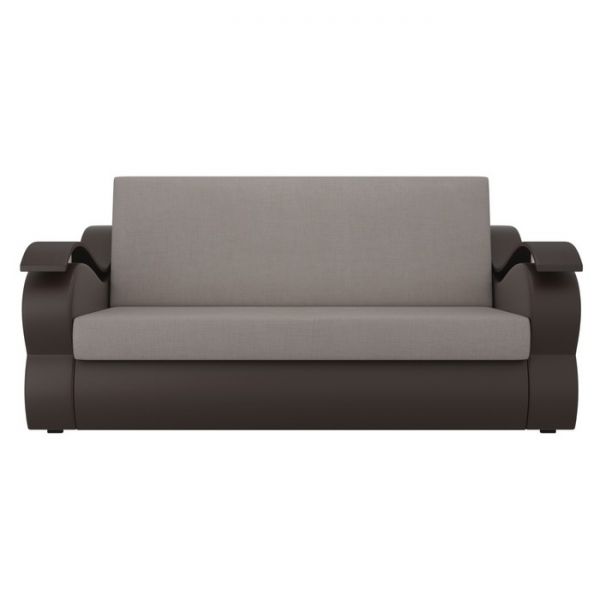 Прямой диван «Меркурий», механизм аккордеон, корфу, цвет корфу 02 / коричневый