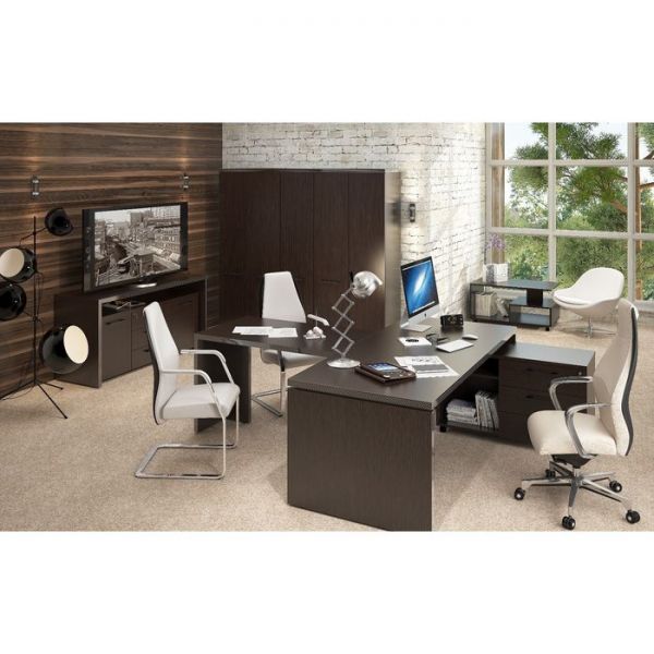 Стол руководителя TORR TCT 2220R, венге магия