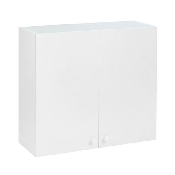 Шкаф навесной Гамма 800х300х720 Белый/Белый