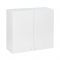 Шкаф навесной Гамма 800х300х720 Белый/Белый