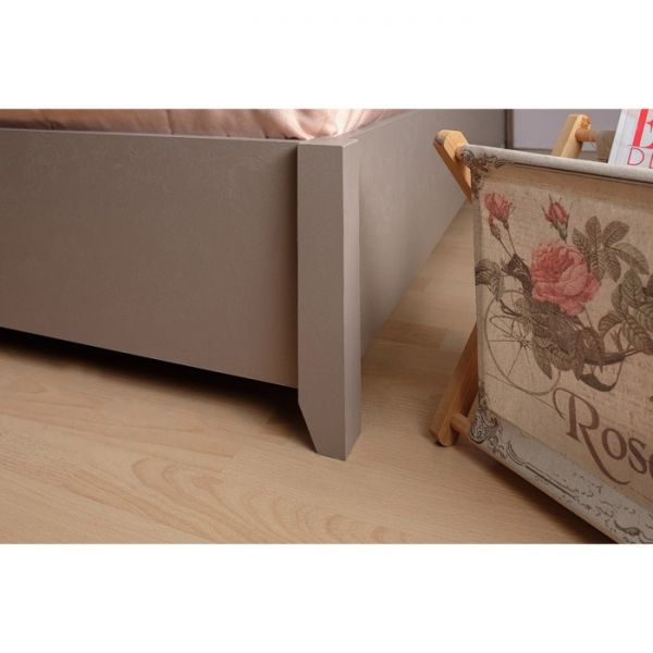 Кровать Люкс Brownie 307, 1600 ? 2000 мм, без основания, цвет мокко