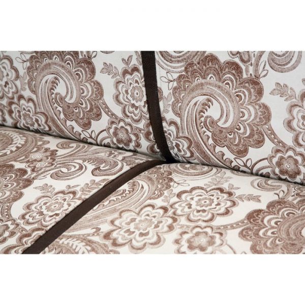 Диван «Бук П», обивка «флер эко милк»/«бора»