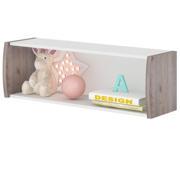 Полка навесная, 1000 ? 290 ? 320 мм, цвет нельсон / белый