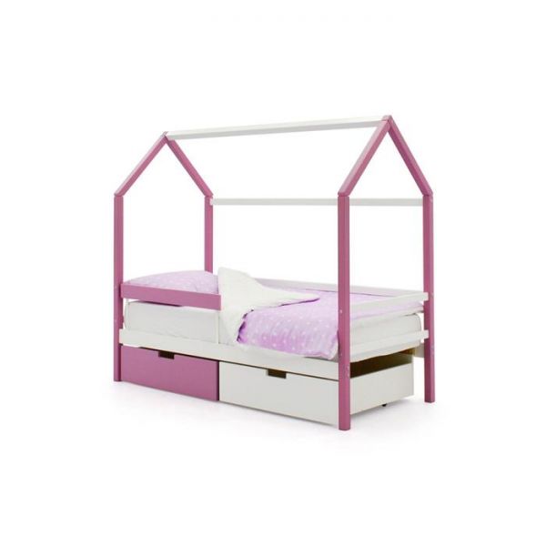 Детская кровать-домик Бельмарко Svogen лаванда-белый