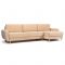 Угловой диван «Неаполь», механизм еврокнижка, велюр, цвет бежевый