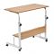 Стол многофункциональный Isola, 800 ? 400 ? 660(900) мм, с полкой, светлое дерево, белый