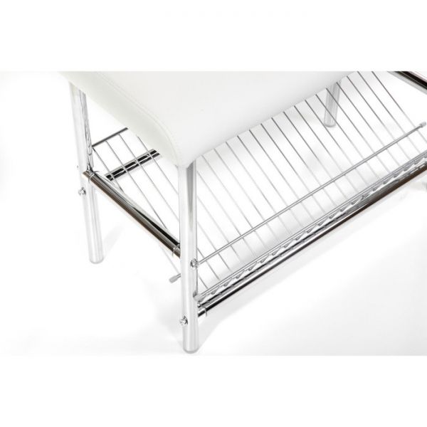 Обувница МС 4, 630х320х470, Металл/Милк Белый