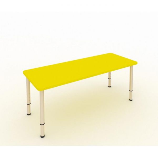 Стол детский регулируемый, 2-х местный, 1200 ? 450 ? 400 мм, группа 0-3, цвет салатовый