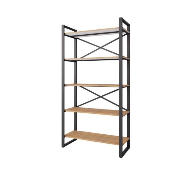 Стеллаж «Хардвиг L», 900 ? 390 ? 1765 мм, цвет белый