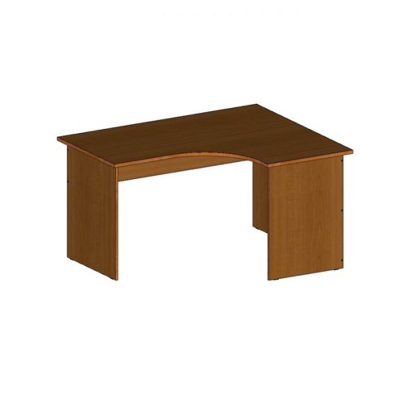 Стол угловой правый СЭП14.12.7, 1400х1150/680х750 мм, белый шагр